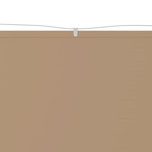 Vidaxl luifel verticaal 100x360 cm oxford stof taupe