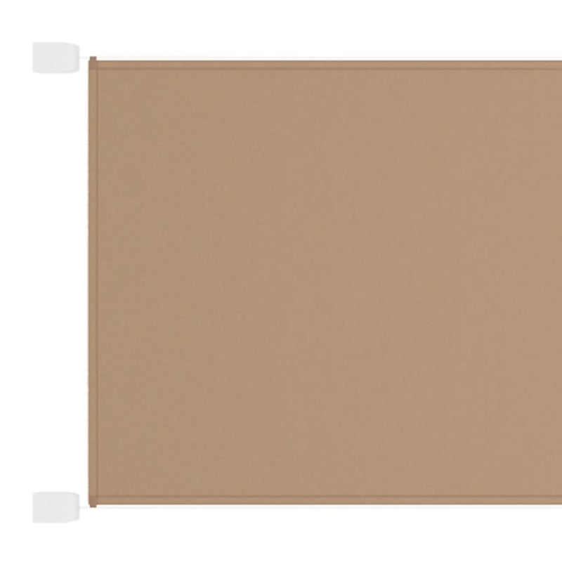 Load image into Gallery viewer, Vidaxl luifel verticaal 100x600 cm oxford stof taupe
