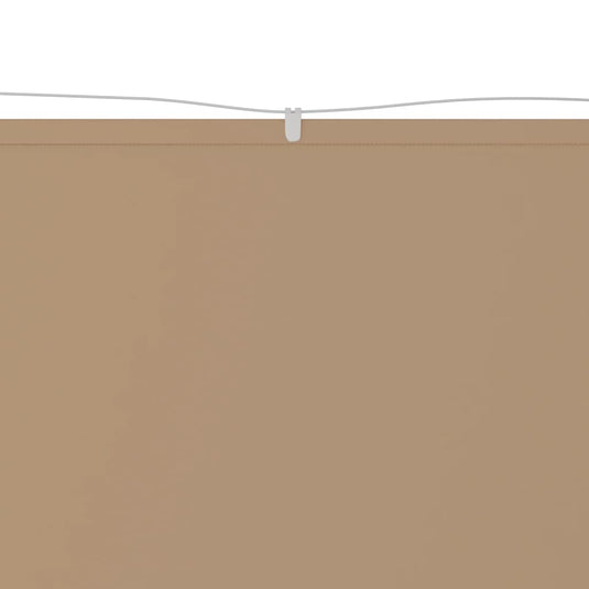 Vidaxl luifel verticaal 100x600 cm oxford stof taupe