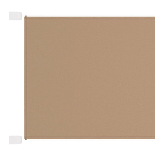 Vidaxl luifel verticaal 100x800 cm oxford stof taupe