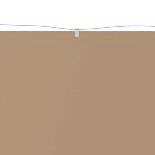 Vidaxl luifel verticaal 100x800 cm oxford stof taupe