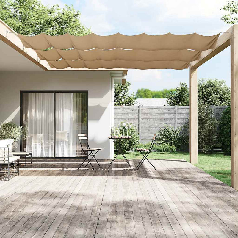 Load image into Gallery viewer, Vidaxl luifel verticaal 100x100 cm oxford stof taupe
