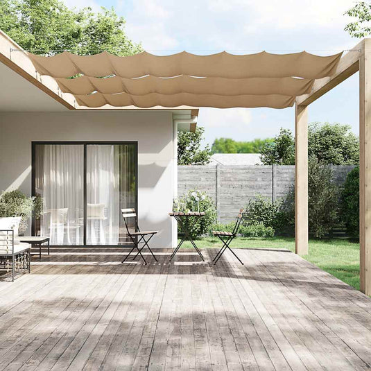 Vidaxl luifel verticaal 100x1200 cm oxford stof taupe