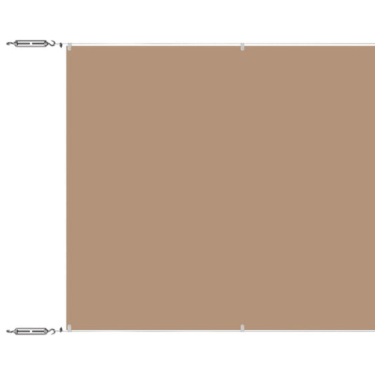 Vidaxl luifel verticaal 140x800 cm oxford stof taupe