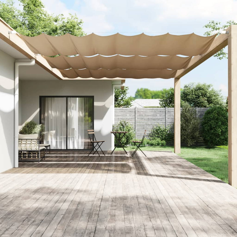 Load image into Gallery viewer, Vidaxl luifel verticaal 200x360 cm oxford stof taupe
