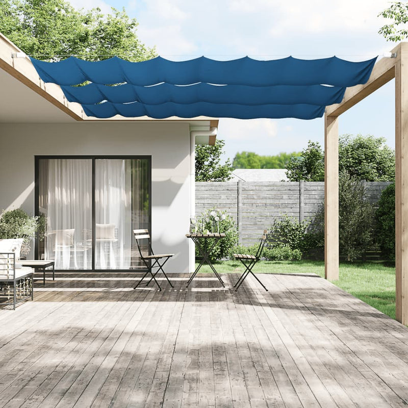 Load image into Gallery viewer, Vidaxl luifel verticaal 60x420 cm oxford stof blauw
