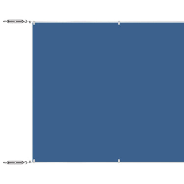 Vidaxl luifel verticaal 60x1000 cm oxford stof blauw