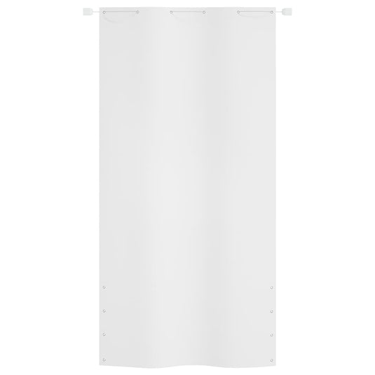 Vidaxl balkonscherm 120x240 cm oxford stof wit