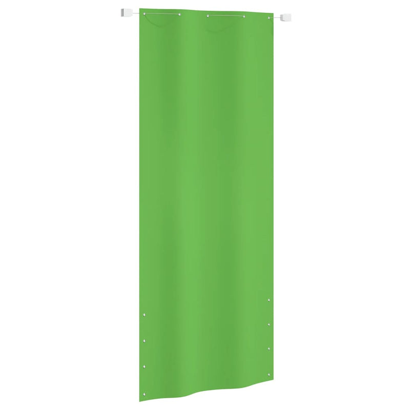 Load image into Gallery viewer, Vidaxl balkonscherm 100x240 cm oxford stof lichtgroen
