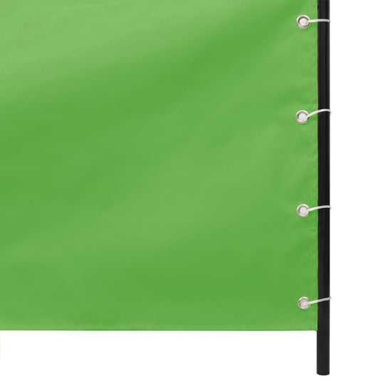 Vidaxl balkonscherm 100x240 cm oxford stof lichtgroen