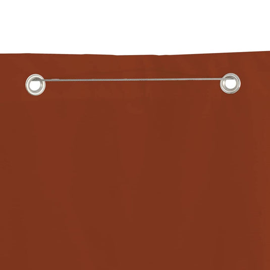 Vidaxl balkonscherm 100x240 cm oxford stof terracottakleurig