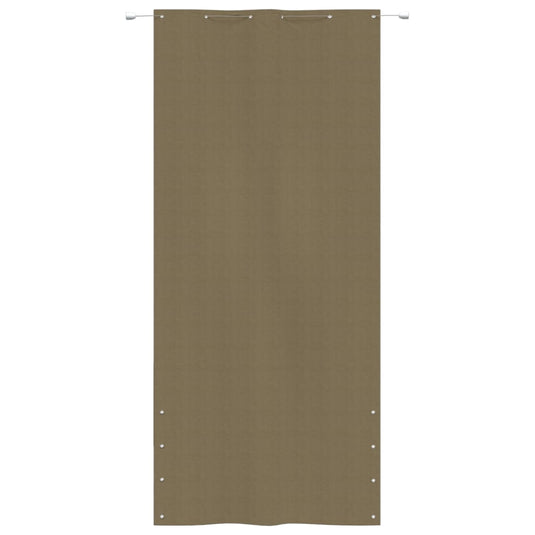 VidaXL Balkonscherm 120x240 cm oxford stof taupe