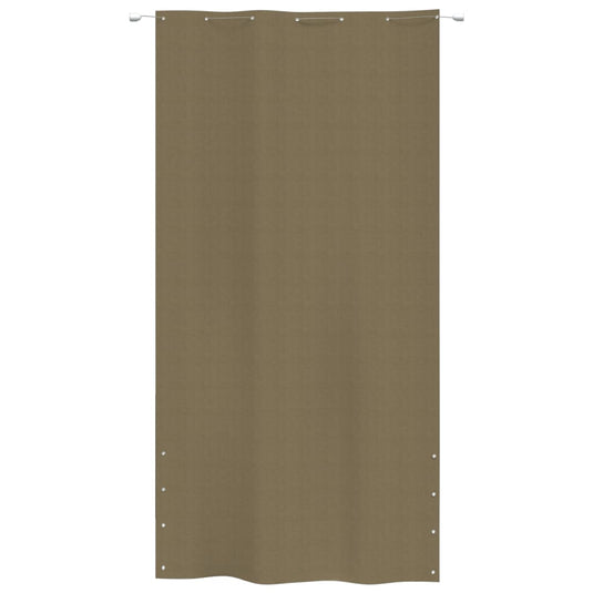 Vidaxl balkonscherm 140x240 cm oxford stof taupe