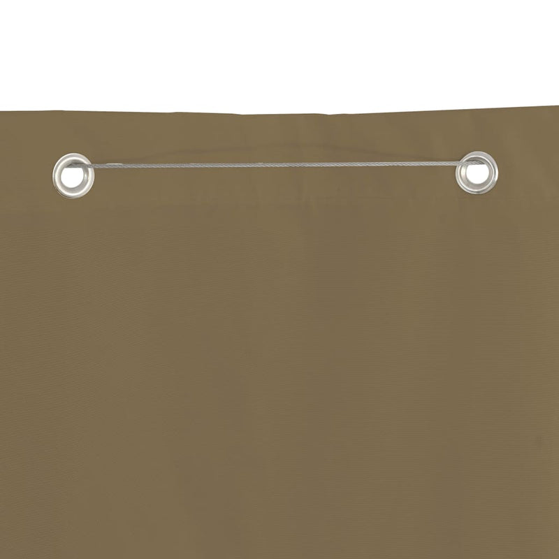 Load image into Gallery viewer, Vidaxl balkonscherm 140x240 cm oxford stof taupe
