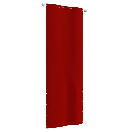 Vidaxl balkonscherm 80x240 cm oxford stof rood