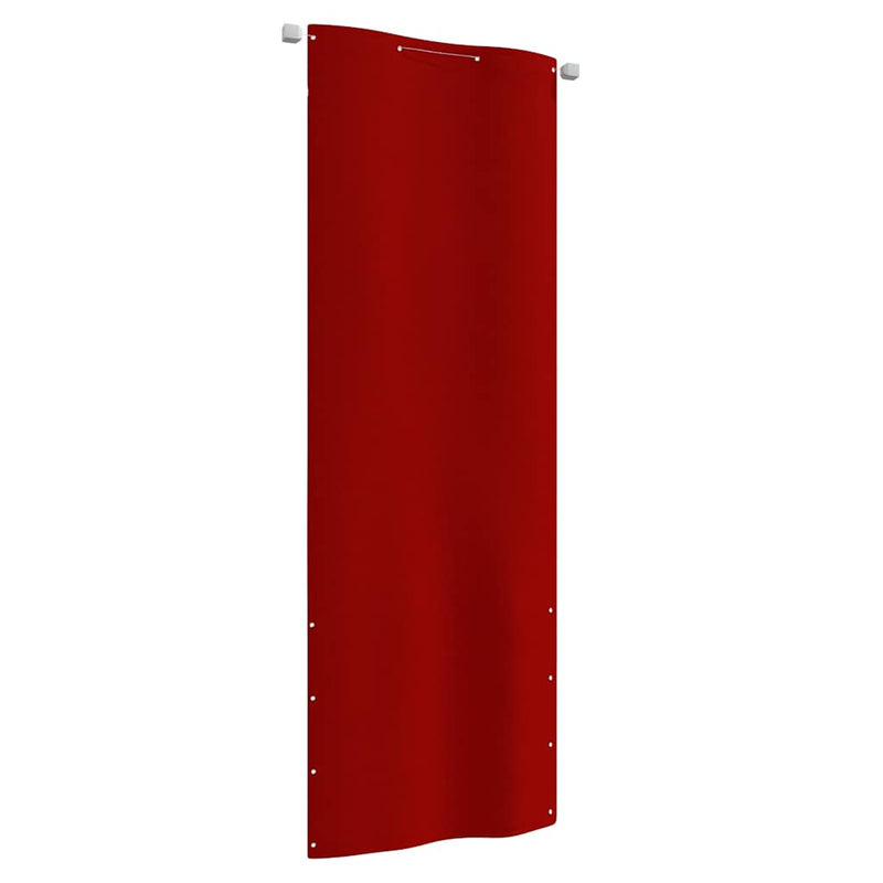 Load image into Gallery viewer, Vidaxl balkonscherm 80x240 cm oxford stof rood
