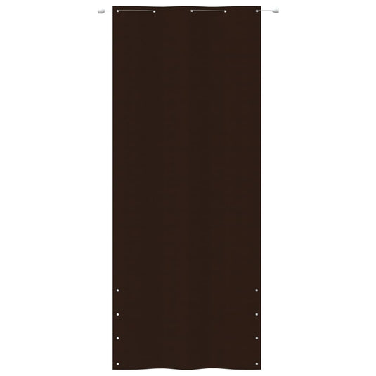 Vidaxl balkonscherm 100x240 cm oxford stof bruin