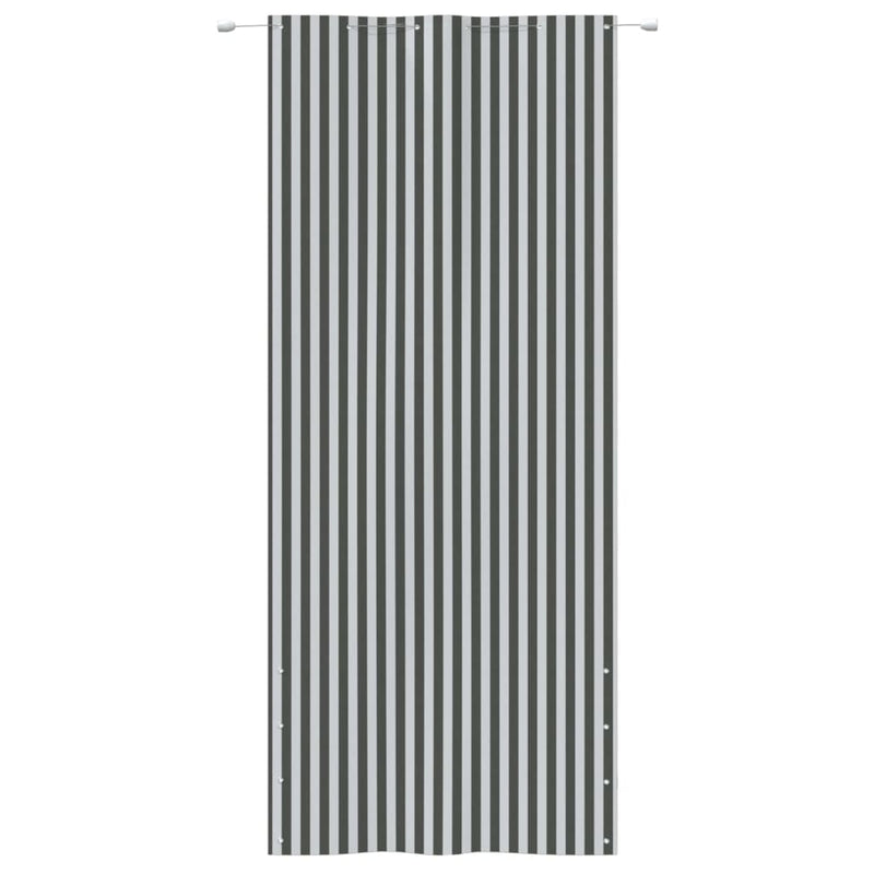 Load image into Gallery viewer, VidaXL Balkonscherm 120x240 cm oxford stof antracietkleurig en wit
