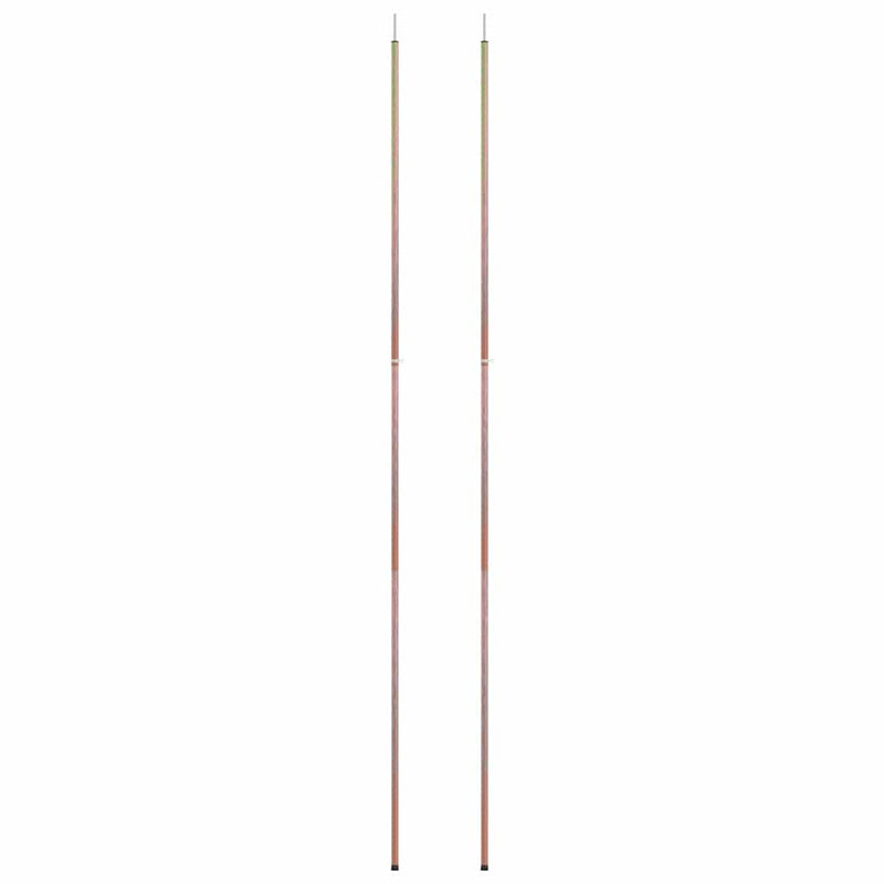 Load image into Gallery viewer, Vidaxl tentstokken 2 st telescopisch 170-255 cm gegalvaniseerd staal
