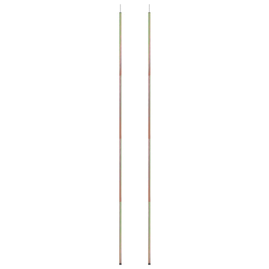 Vidaxl zonneschermpalen 2 st 250 cm gegalvaniseerd staal