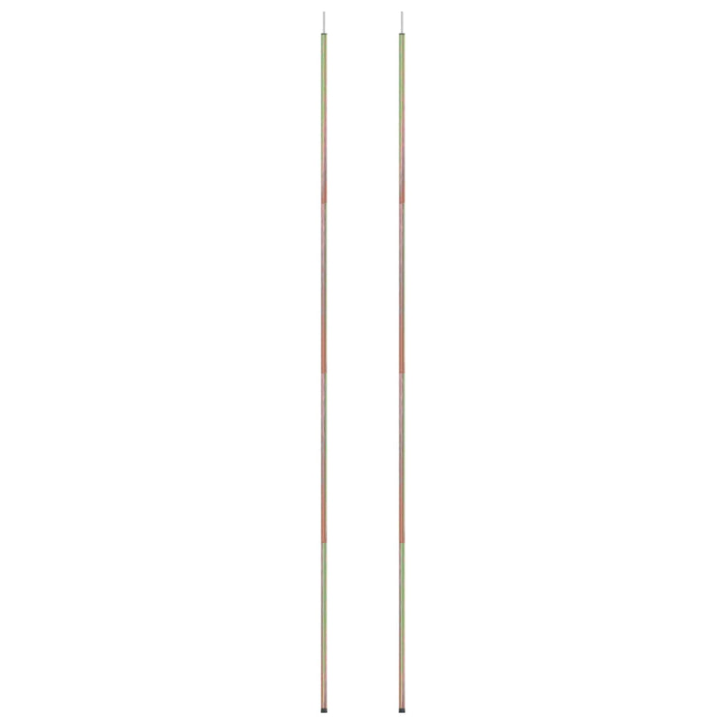 Load image into Gallery viewer, Vidaxl zonneschermpalen 2 st 250 cm gegalvaniseerd staal
