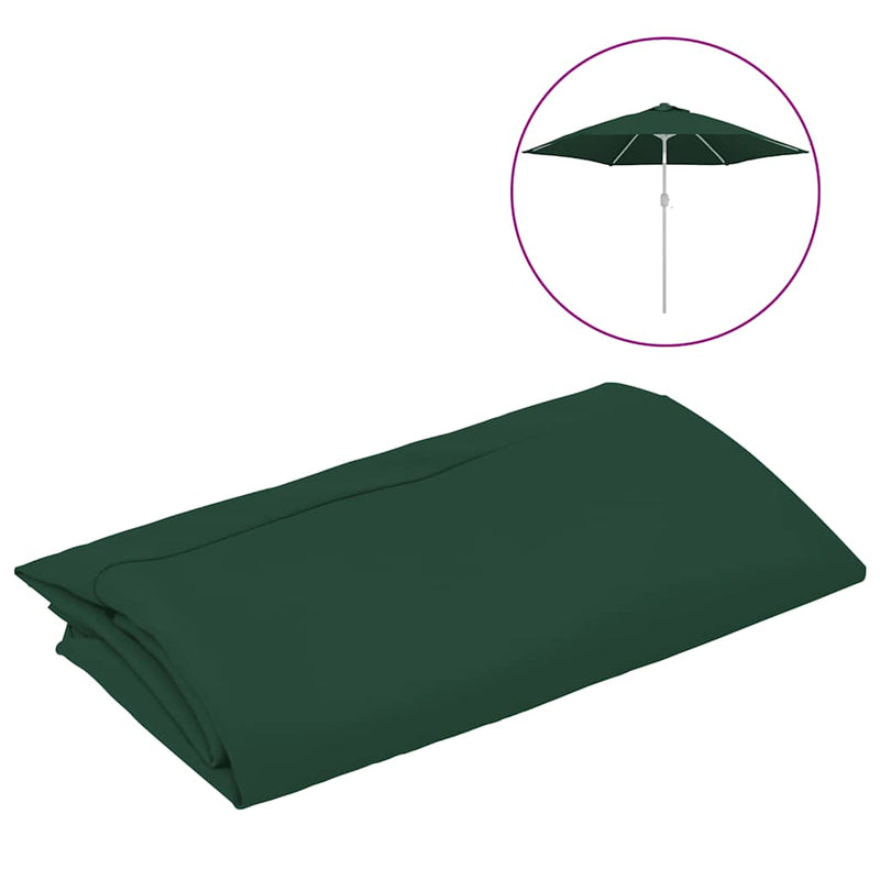 Load image into Gallery viewer, Vidaxl vervangingsdoek voor parasol 300 cm groen
