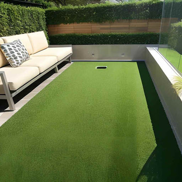 Vidaxl kunstgras 7 9 mm 1x15 m groen