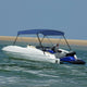 Vidaxl biminitop 2-boogs 180x150x110 cm marineblauw