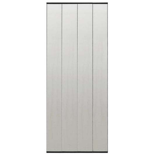 Vidaxl vliegengordijn 100x220 cm polyester mesh zwart