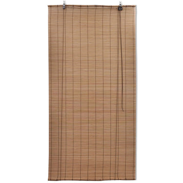 Vidaxl rolgordijnen 2 st 150x220 cm bamboe bruin