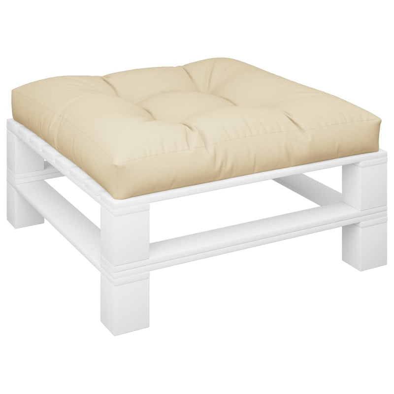 Load image into Gallery viewer, VidaXL Palletkussen 80x80x12 cm stof beige
