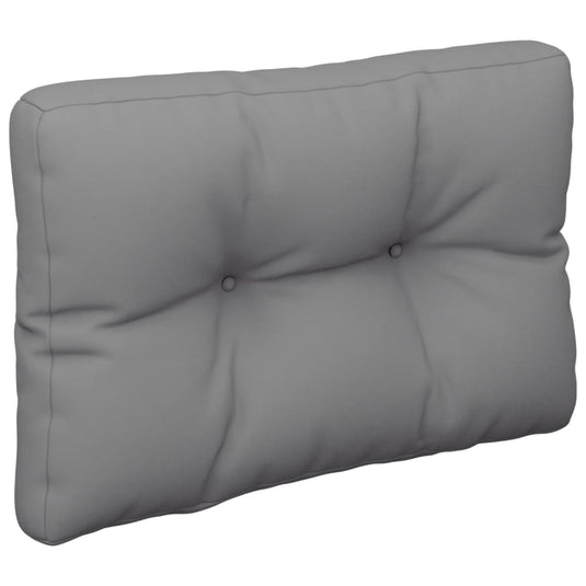 Vidaxl palletkussen 50x40x12 cm stof grijs