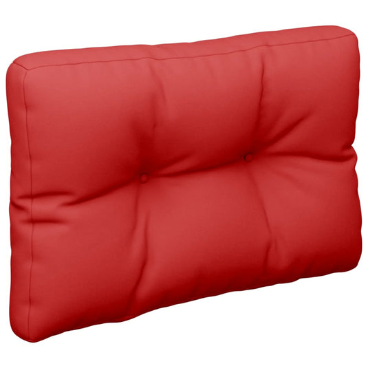 Vidaxl palletkussen 50x40x12 cm stof rood