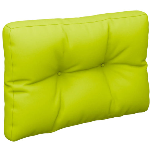 Vidaxl palletkussen 60x40x12 cm stof heldergroen