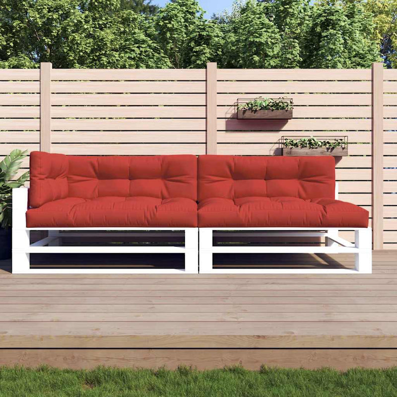 Load image into Gallery viewer, Vidaxl palletkussens 5 st stof rood
