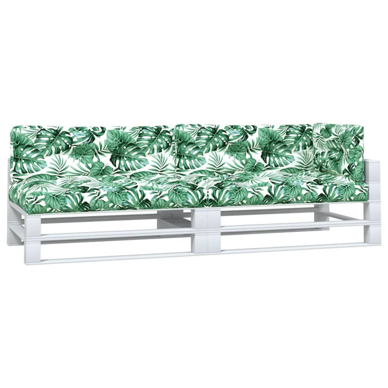 Load image into Gallery viewer, Vidaxl palletkussens 5 st stof bladpatroon
