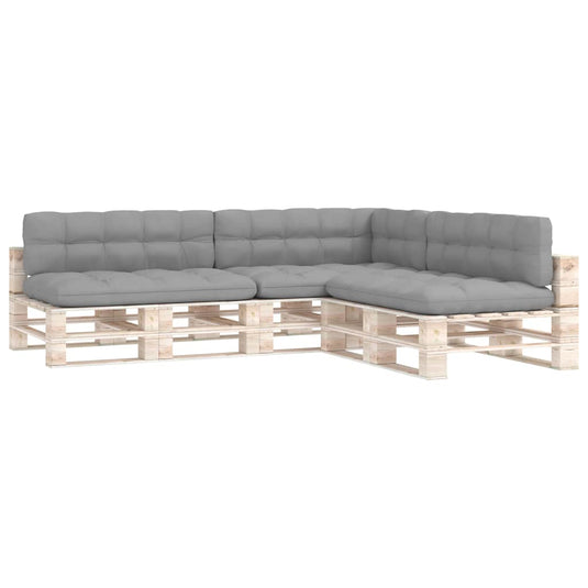 Vidaxl bankkussens pallet 7 st grijs