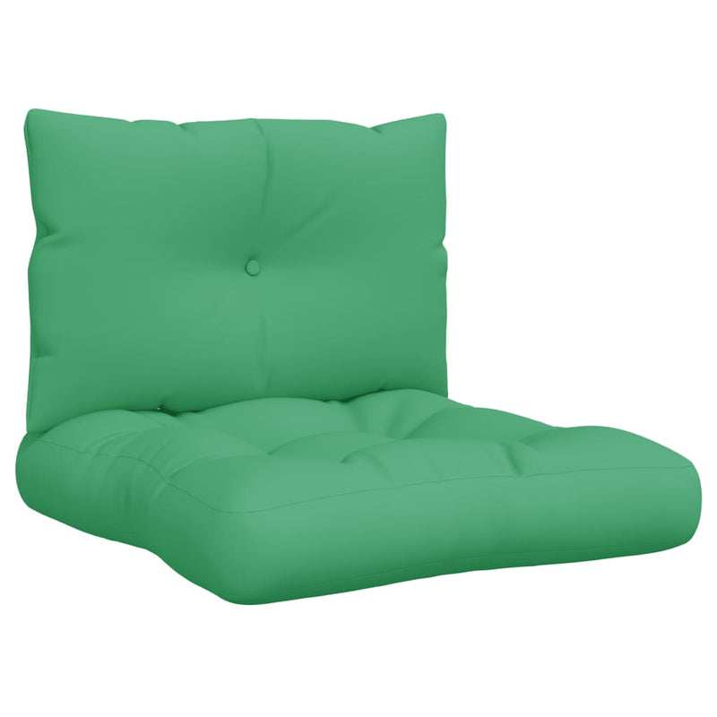 Load image into Gallery viewer, Vidaxl palletkussens 2 st stof groen
