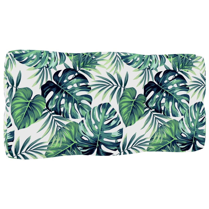 Load image into Gallery viewer, Vidaxl palletkussen bladpatroon 80x40x12 cm stof
