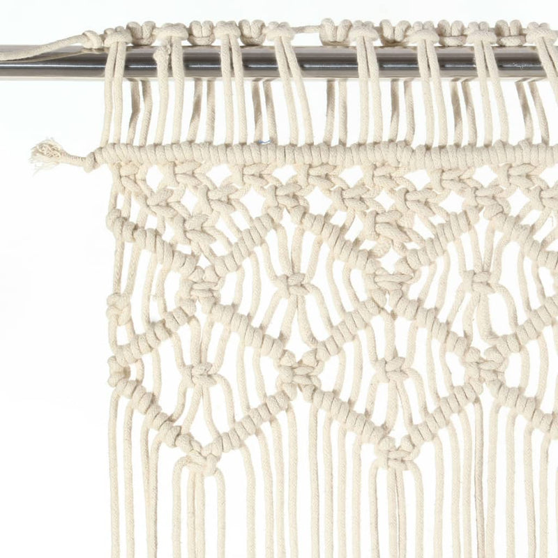 Load image into Gallery viewer, Vidaxl gordijn macramé 140x240 cm katoen
