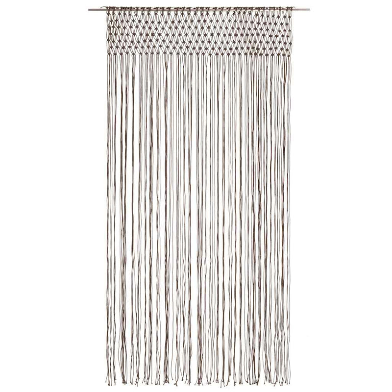 Load image into Gallery viewer, Vidaxl gordijn macramé 140x240 cm katoen taupe
