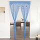 Vidaxl gordijn macramé 140x240 cm katoen blauw