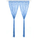 Vidaxl gordijn macramé 140x240 cm katoen blauw