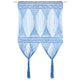Vidaxl gordijn macramé 140x240 cm katoen blauw