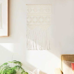 Vidaxl wandhanger macramé 40x80 cm katoen