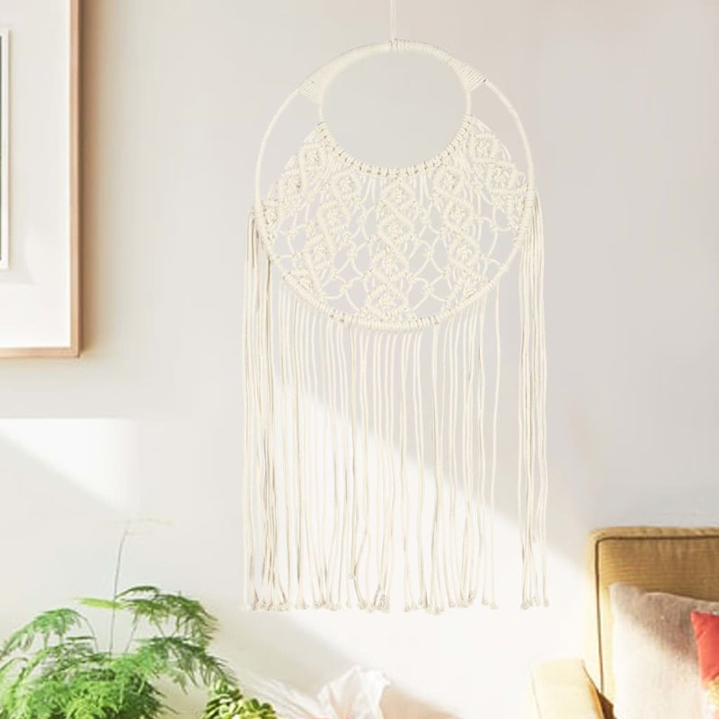 Load image into Gallery viewer, Vidaxl wandhanger macramé 40x80 cm katoen
