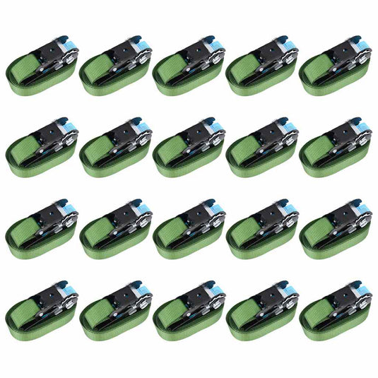 Vidaxl spanbanden 20 st 800 dan 6 m groen