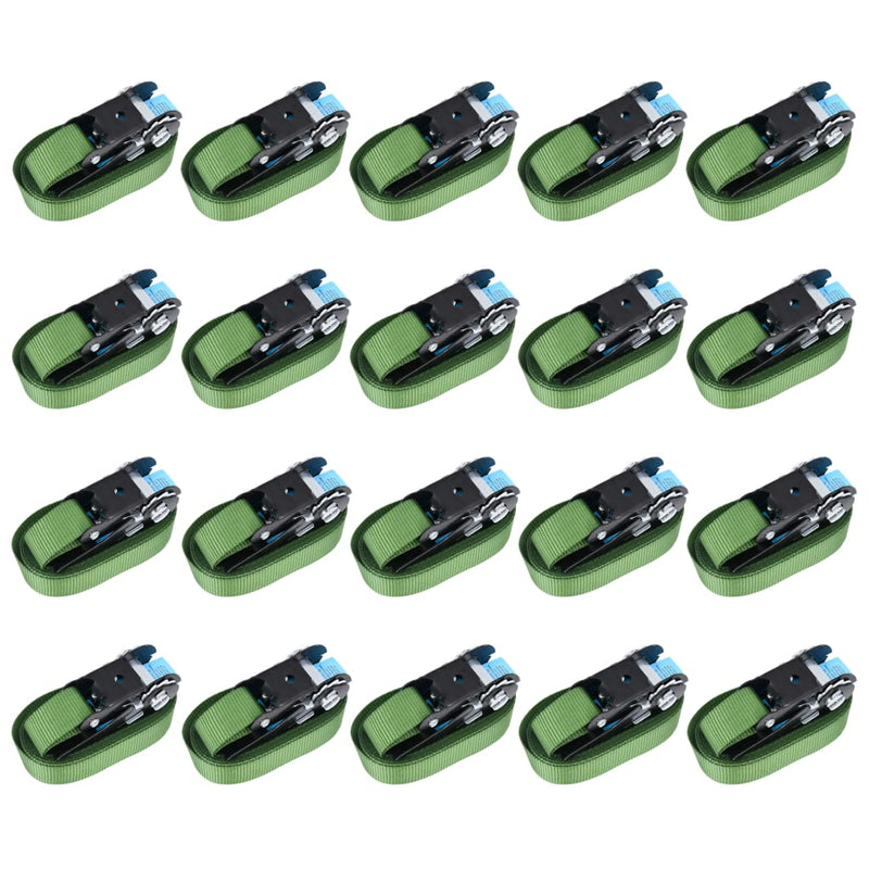 Load image into Gallery viewer, Vidaxl spanbanden 20 st 800 dan 6 m groen

