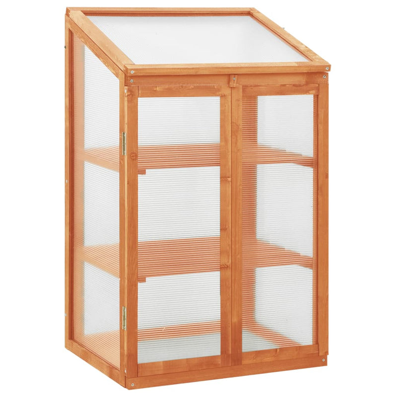 Load image into Gallery viewer, Vidaxl broeikas 60x45x100 cm vurenhout
