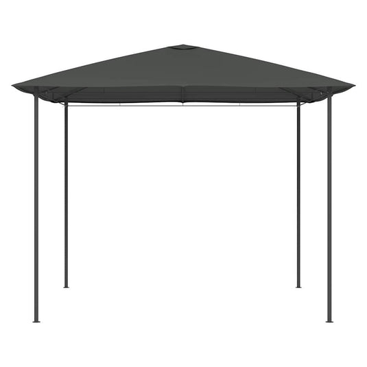 Vidaxl prieel 160 g m² 3x3x2,6 m antracietkleurig